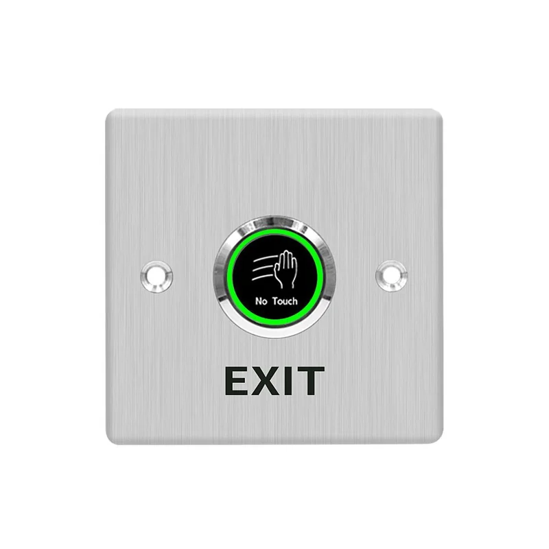 No Touch Exit Button — Infrared · Stainless Steel
